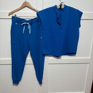 Figs Scrub Set Rafaela and Zamora - Royal Blue, M & L